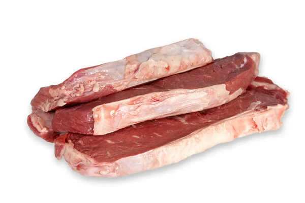 Syrové hovězí steaky — Stock fotografie