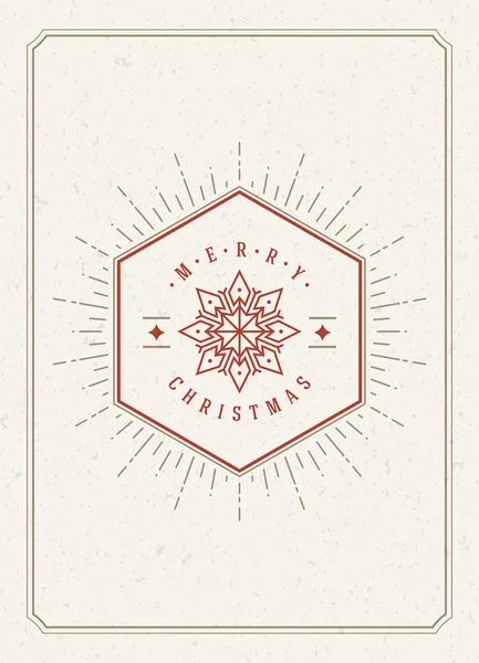 Feliz Navidad tarjetas de felicitaciones o diseño de póster — Archivo Imágenes Vectoriales