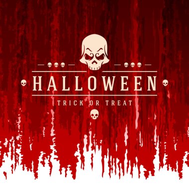 Cadılar Bayramın kutlu olsun Vintage Tipografik Tasarım