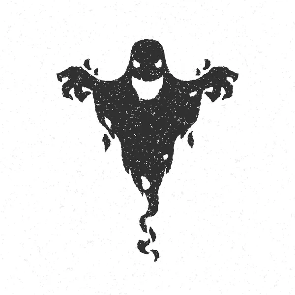 Halloween-ijesztő ghost — Stock Vector