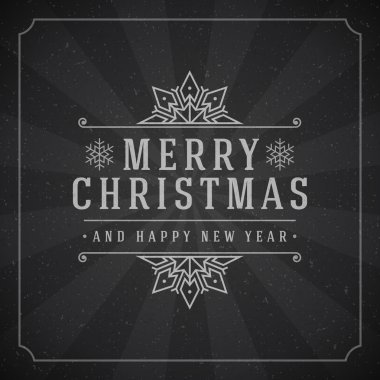 Neşeli Noel tebrik kartı veya Poster Tasarımı