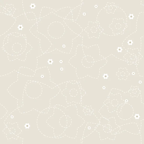 Motif floral sans couture, Élément de design graphique . — Image vectorielle