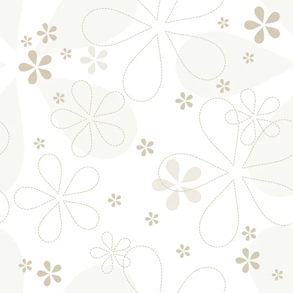 Patrón sin costura floral, elemento de diseño gráfico . — Vector de stock