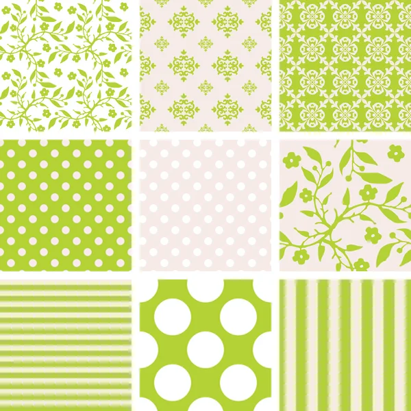 Set of patterns — Stock Vector