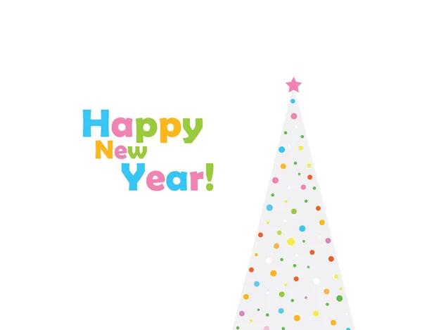 New year's card — Stock Vector
