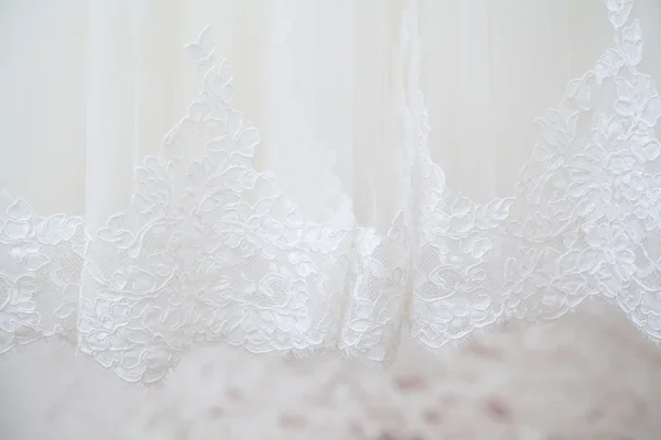 Vestido de novia bordado — Foto de Stock