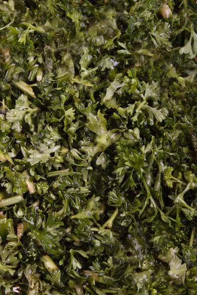 Chopped parsley also be used as background — Stock Photo, Image