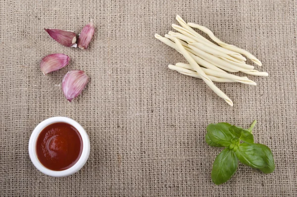 Hemlagad pasta italiensk sätt — Stockfoto