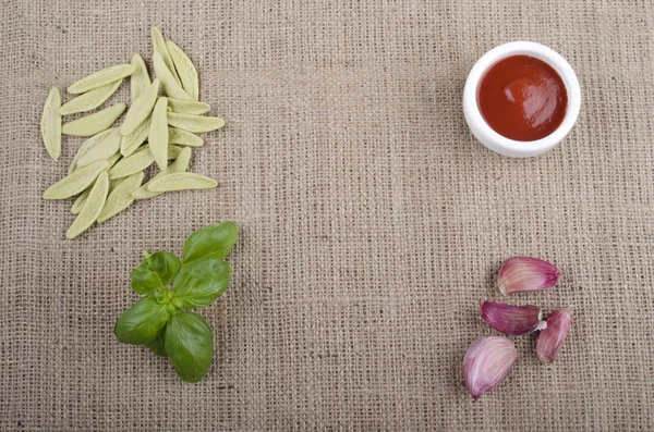 Pasta fatta in casa di grano duro — Foto Stock