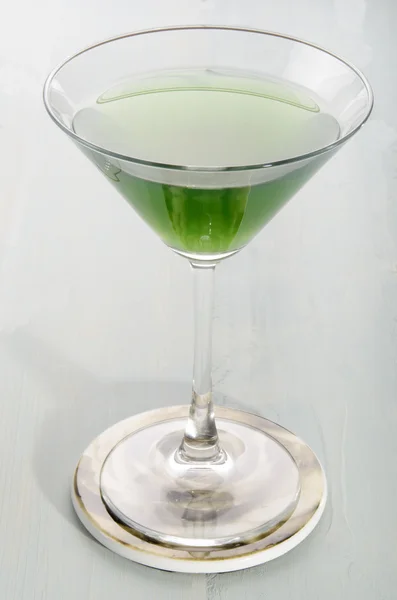 Woodruff vodka cocktail in a glass — Stock Photo, Image