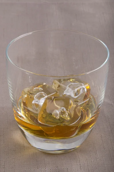 Scotch whiskey with in a glass — Stock Photo, Image