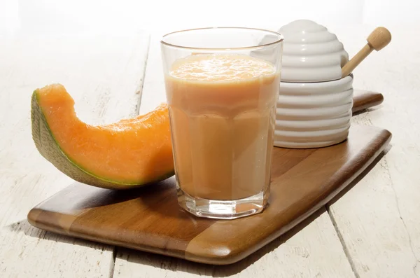 Bebida dulce de verano con melón — Foto de Stock