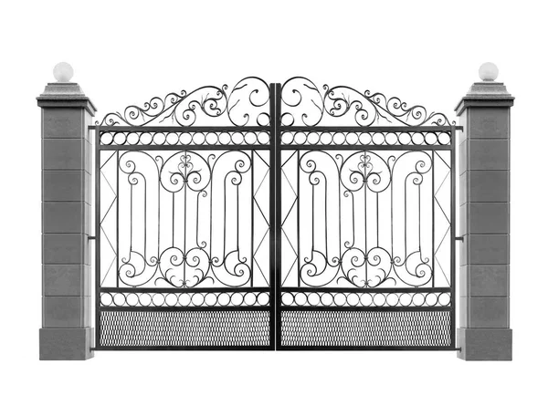 Gate Lanterns Isolated White Background — Stock Photo, Image