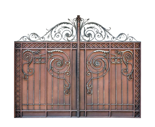 Puertas decorativas de acero moderno . — Foto de Stock