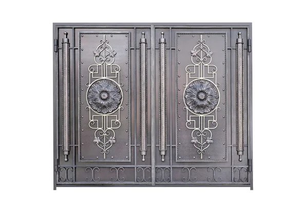 Porta de metal decorativa — Fotografia de Stock