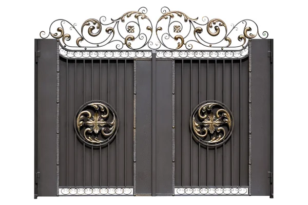 Puerta de hierro decorativa . — Foto de Stock