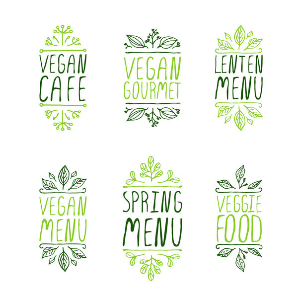 Ручные наброски типографских элементов. Лейблы ресторанов
.