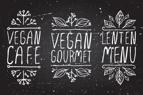 Ручные наброски типографских элементов
