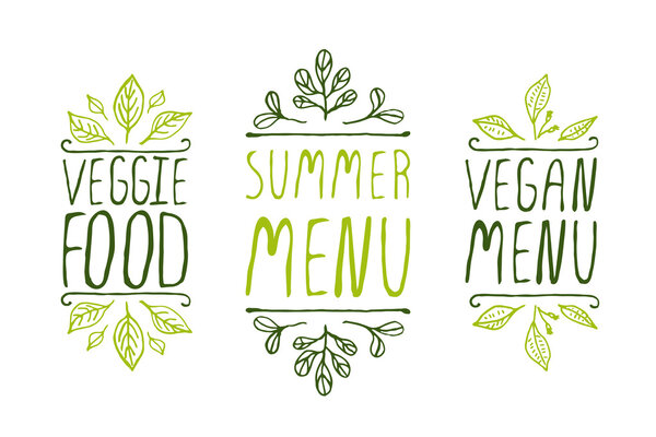 Ручные наброски типографских элементов
