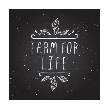 Kara tahta arka plan üzerindeki tipografik öğelerin el çizdi