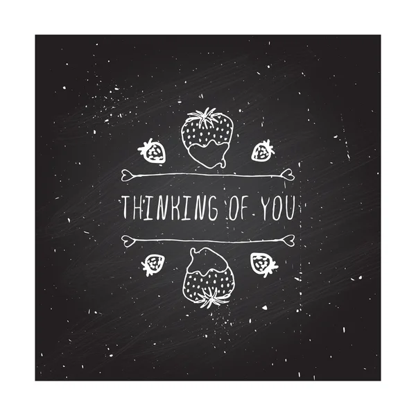 Vector handdrawn badge for Saint Valentines day Vector Graphics