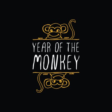 Çin yeni yılı el çekilmiş tebrik kartı