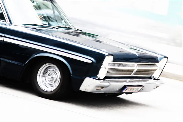 Hareket siyah Vintage araba