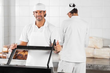 Fırında vakum Makinası kullanarak Baker