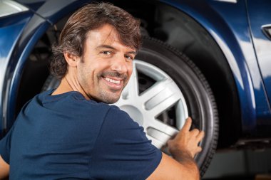 Mutlu makinist jant lastik için sabitleme