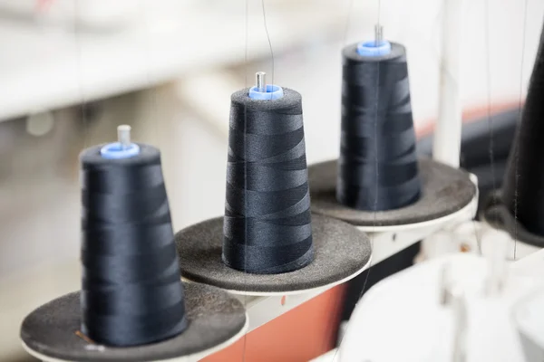 Thread Spools In Factory — Stock Photo, Image