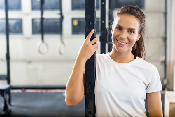 Athlete Standing At Gym — Stock Photo, Image