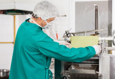 Şef makarna yaprak makinesi ayarlama