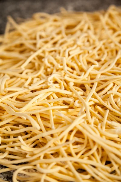 Närbild av kokt Spaghetti Pasta — Stockfoto