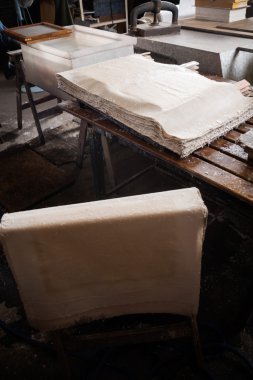 Fabrikada kurutma kağıtları