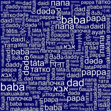Arka plan üzerinde Babalar günü