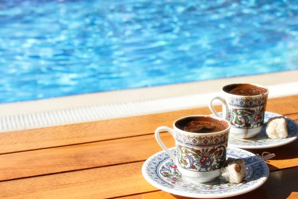 Traditioneller türkischer Kaffee — Stockfoto