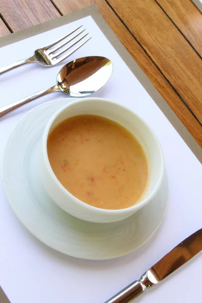 Two bowl of soup — Stock Photo, Image