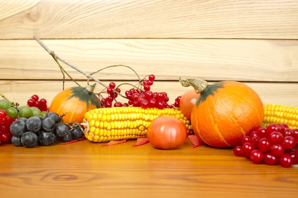 秋天的设置蔬菜 — 图库照片