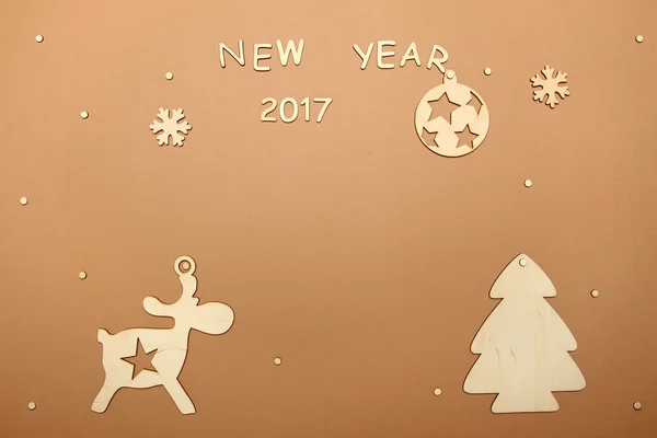 Tarjeta para el Año Nuevo — Foto de Stock