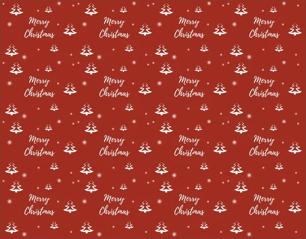 Behang Patroon Voor Vrolijk Kerstmis Tekst Kerstboom — Stockfoto