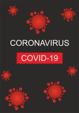 Virüs desenli bir geçmiş. Coronavirus 'u uyaran duvar kağıdı.