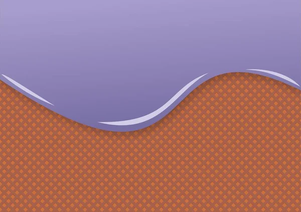 Велика Вафелька Фіолетове Морозиво Тло — стокове фото