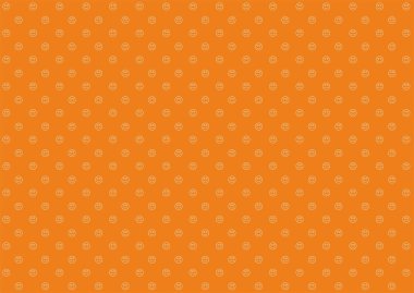 Dönüşümlü gülen yüz ifadelerinin turuncu arka planı. Doku