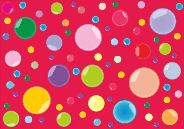 Background of multicolored painted balls — Stock Photo, Image