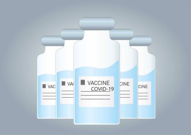 Coronavirus tedavisi için bir aşı. Şişe