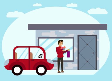 Hediye ve çiçek teslimatı.