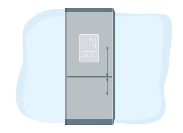 Disegno vettoriale di frigorifero intelligente moderno — Vettoriale Stock