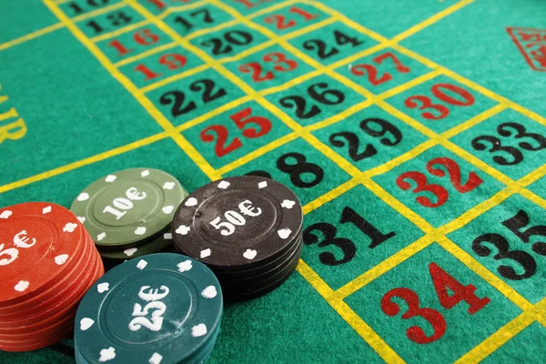 Tavolo da roulette — Foto Stock