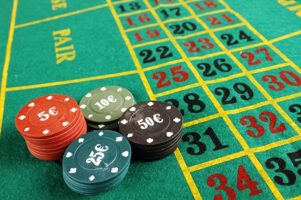 Tavolo da roulette — Foto Stock