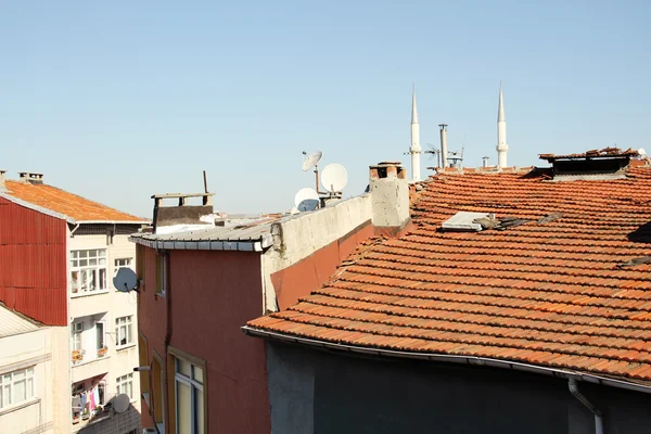 Şehrin çatıları. — Stok fotoğraf
